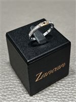 Anillo Zancan Hombre in Oro blanco Diamante 0.05 Ct EA182BR - EA182BR